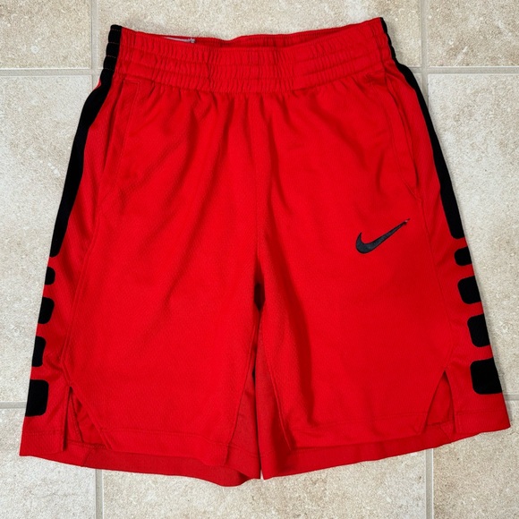 Nike Dri-FIT Boys' Basketball Shorts
Size: Medium
Color: Red/Black - Picture 1 of 5